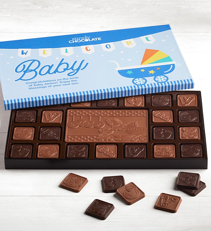 Welcome Baby Chocolates -It's a Boy  45 ct 1lb